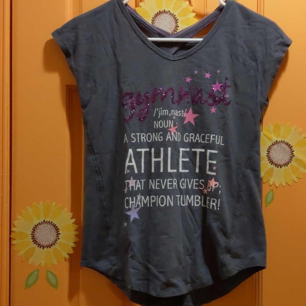 Glittery Star Gymnast T-Shirt